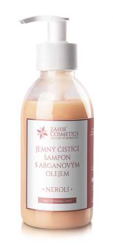 ZAHIR COSMETICS Jemný čisticí šampon s arganovým olejem NEROLI 200 ml ZAHIR COSMETICS