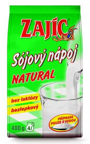 Zajíc Sójový nápoj NATURAL sáček 400 g Zajíc