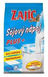 Zajíc Sójový nápoj PLUS sáček 350 g Zajíc