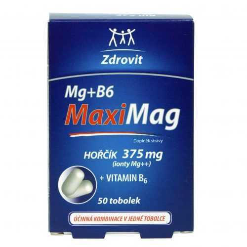 Zdrovit MaxiMag Hořčík 375 mg + B6 50 tobolek Zdrovit