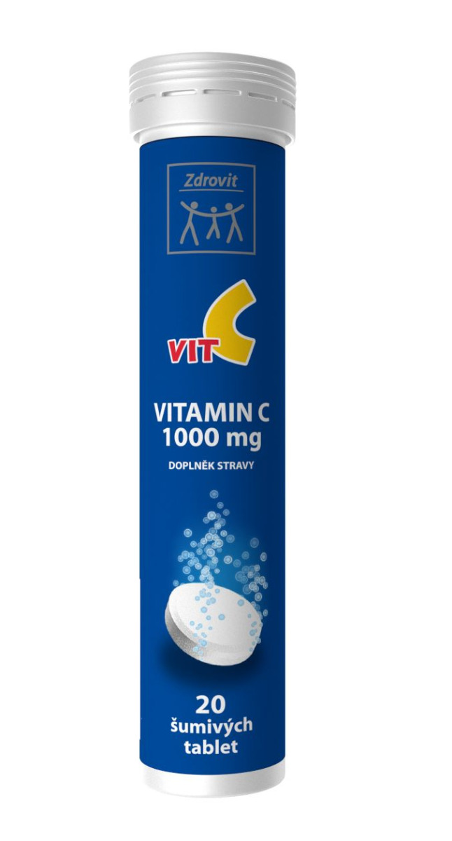 Zdrovit Vitamin C 1000 mg citron 20 šumivých tablet Zdrovit