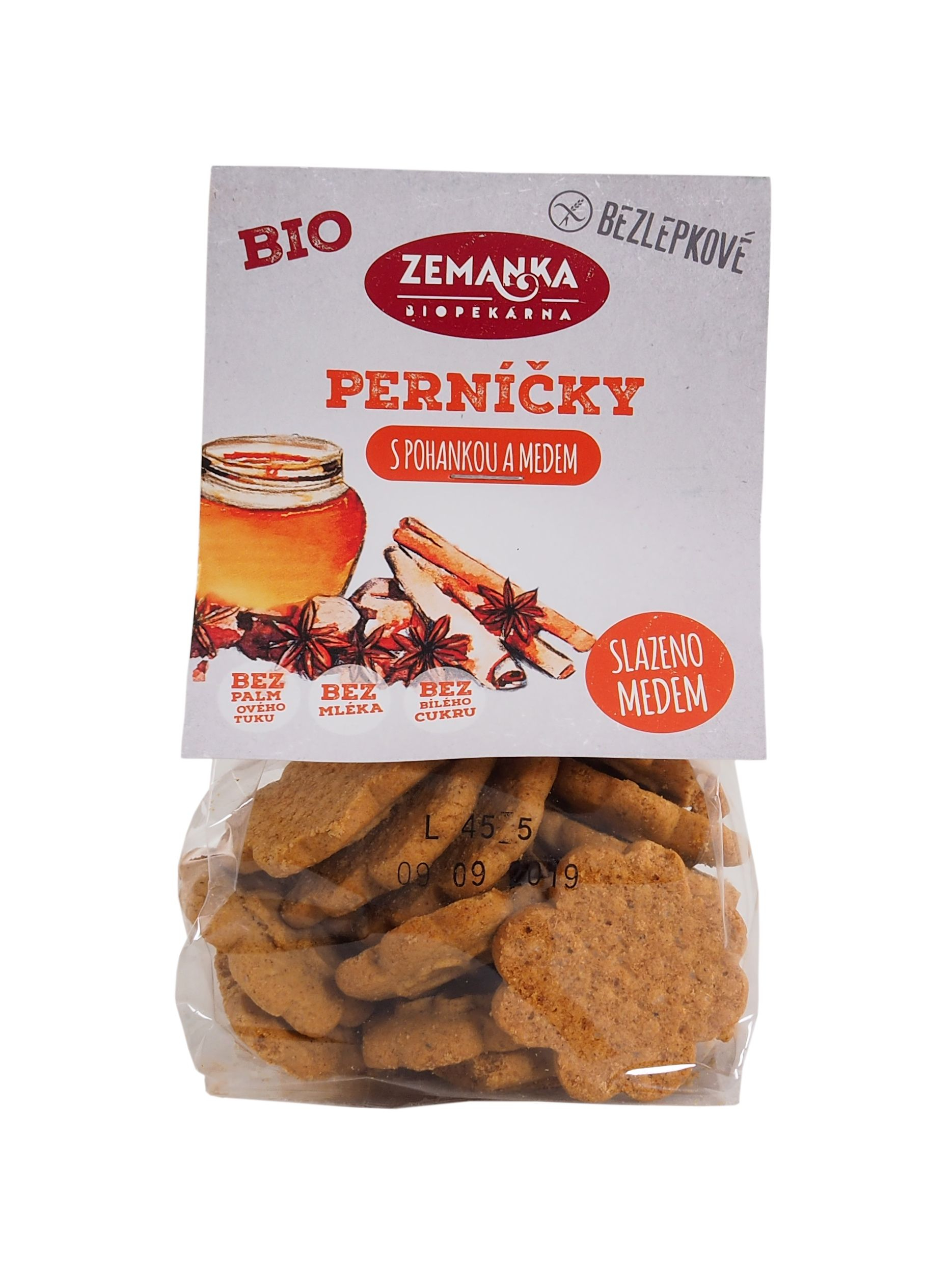 Zemanka BIO Bezlepkové pohankové perníčky 100 g Zemanka