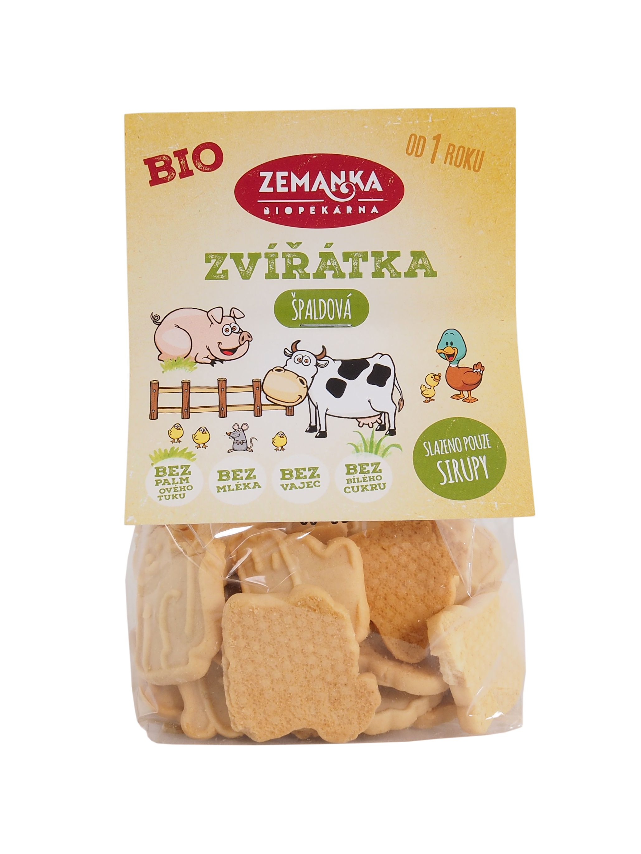 Zemanka BIO Špaldová zvířátka 100 g Zemanka