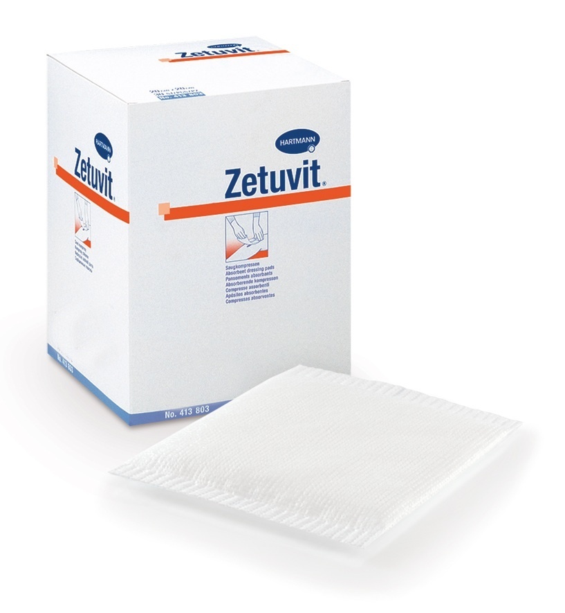 Zetuvit Kompres nesterilní 10 x 20 cm 30 ks Zetuvit