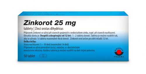 Zinkorot 25 mg 50 tablet Zinkorot