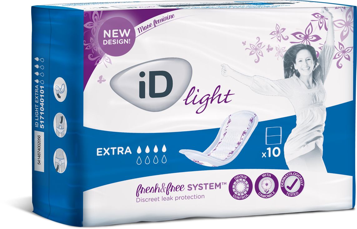 iD Light Extra inkontinenční vložky 10 ks iD