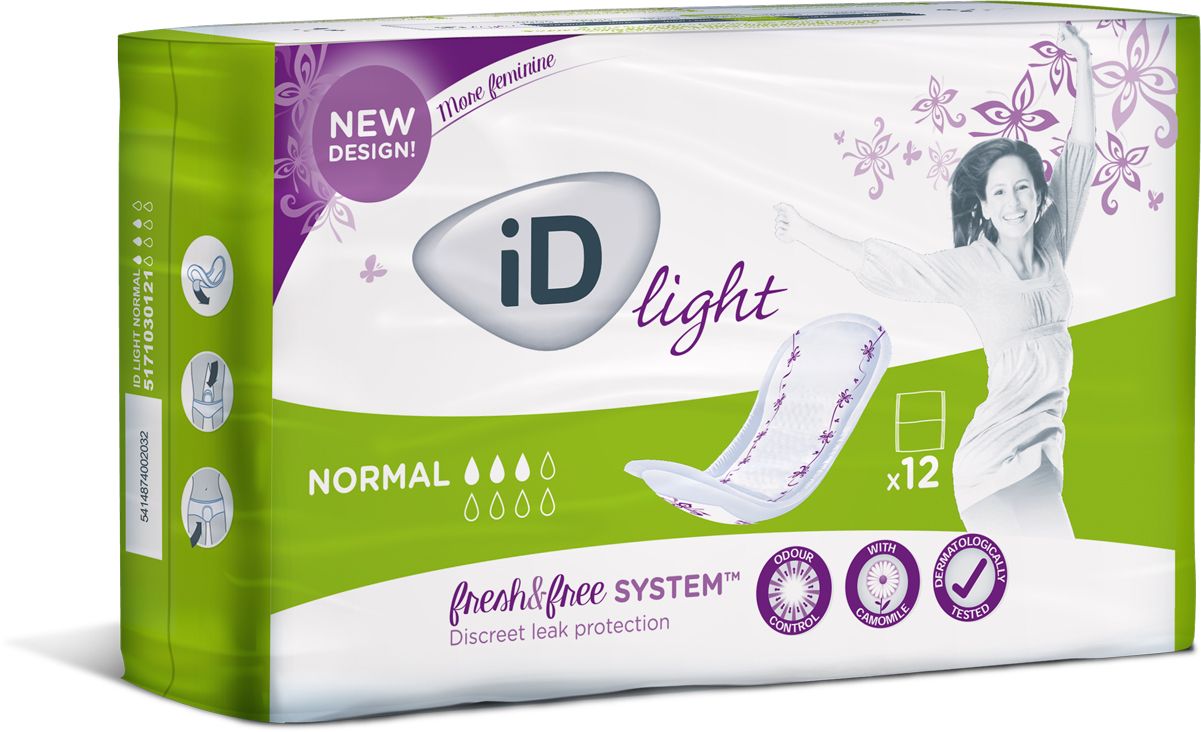 iD Light Normal inkontinenční vložky 12 ks iD