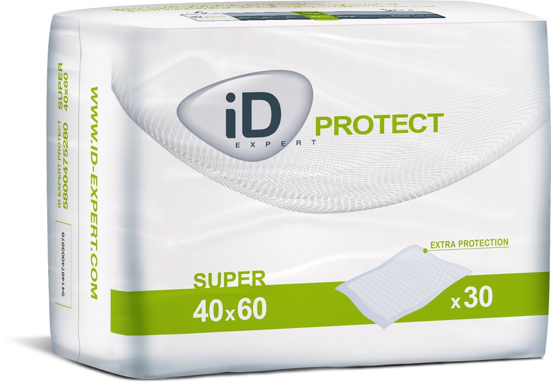 iD Protect Super 40 x 60 cm absorpční podložky 30 ks iD