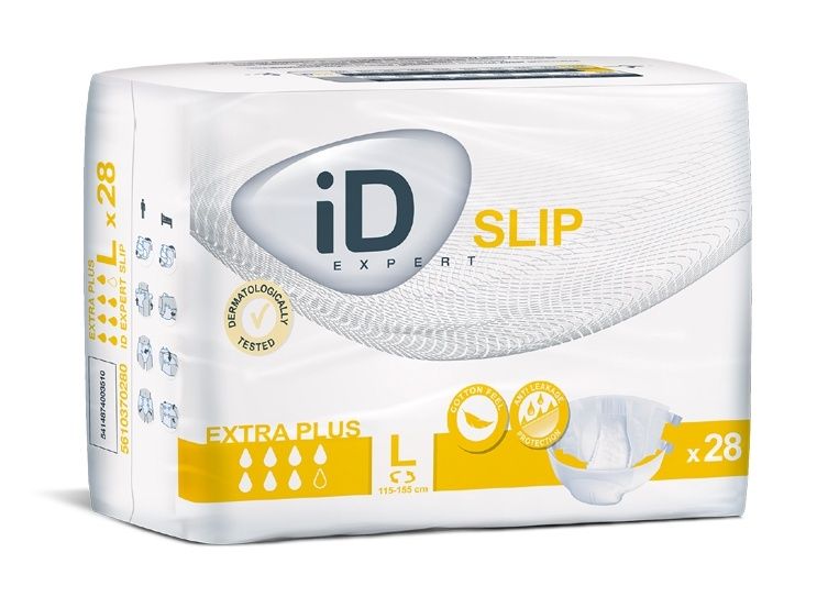 iD Slip Large Extra Plus plenkové kalhotky s lepítky 28 ks iD