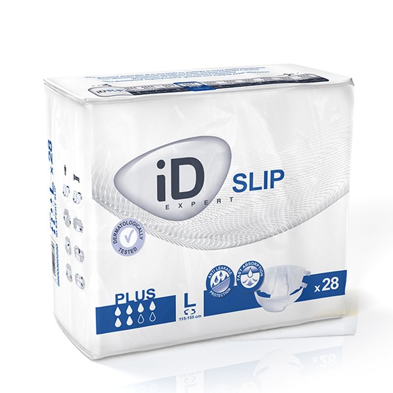 iD Slip Large Plus plenkové kalhotky s lepítky 28 ks iD