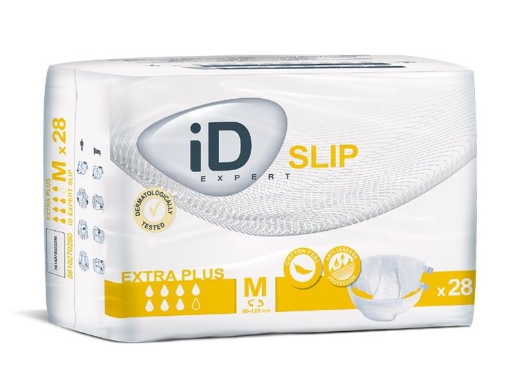 iD Slip Medium Extra Plus plenkové kalhotky s lepítky 28 ks iD