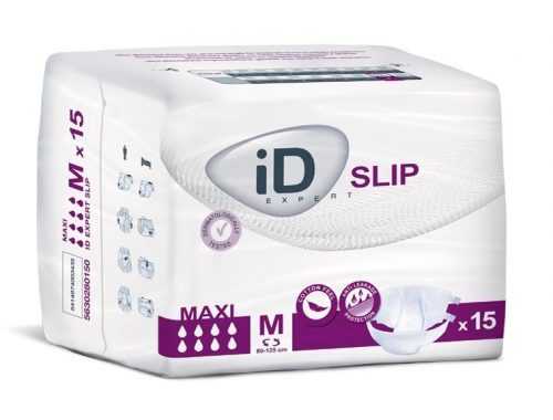 iD Slip Medium Maxi plenkové kalhotky s lepítky 15 ks iD