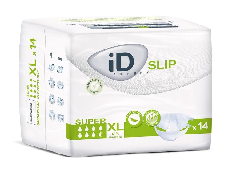 iD Slip X-Large Super plenkové kalhotky s lepítky 14 ks iD