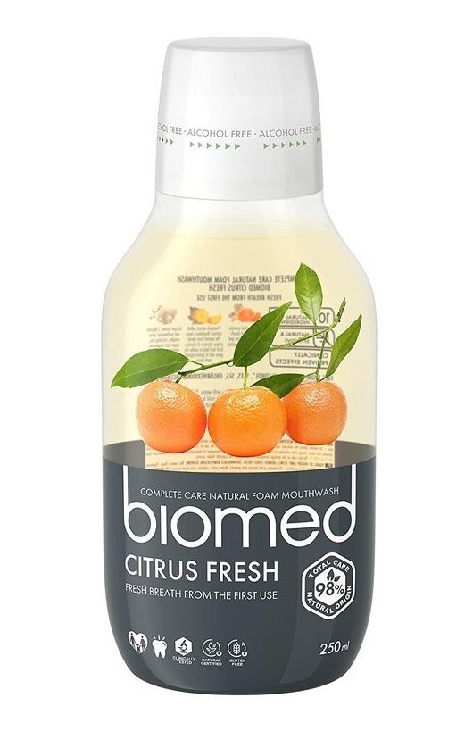 BIOMED Citrus Fresh ústní voda 250 ml BIOMED