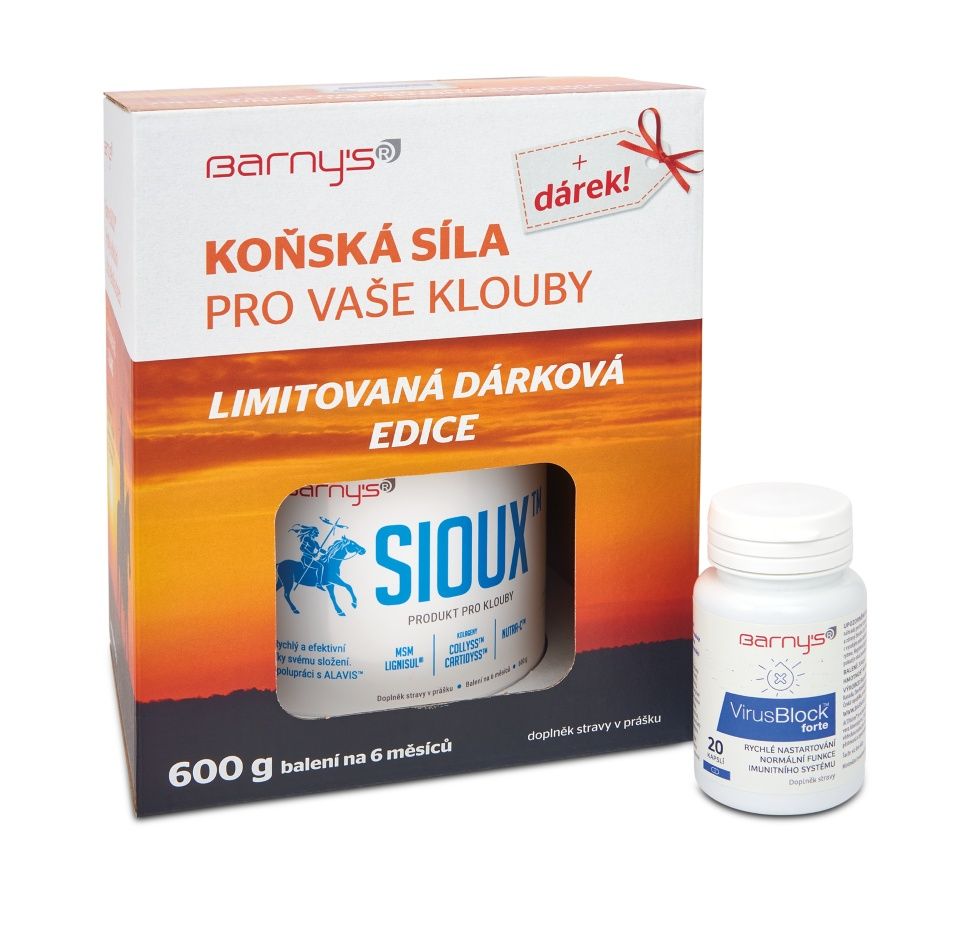 Barny´s SIOUX 600 g + VirusBlock forte 20 kapslí Barny´s