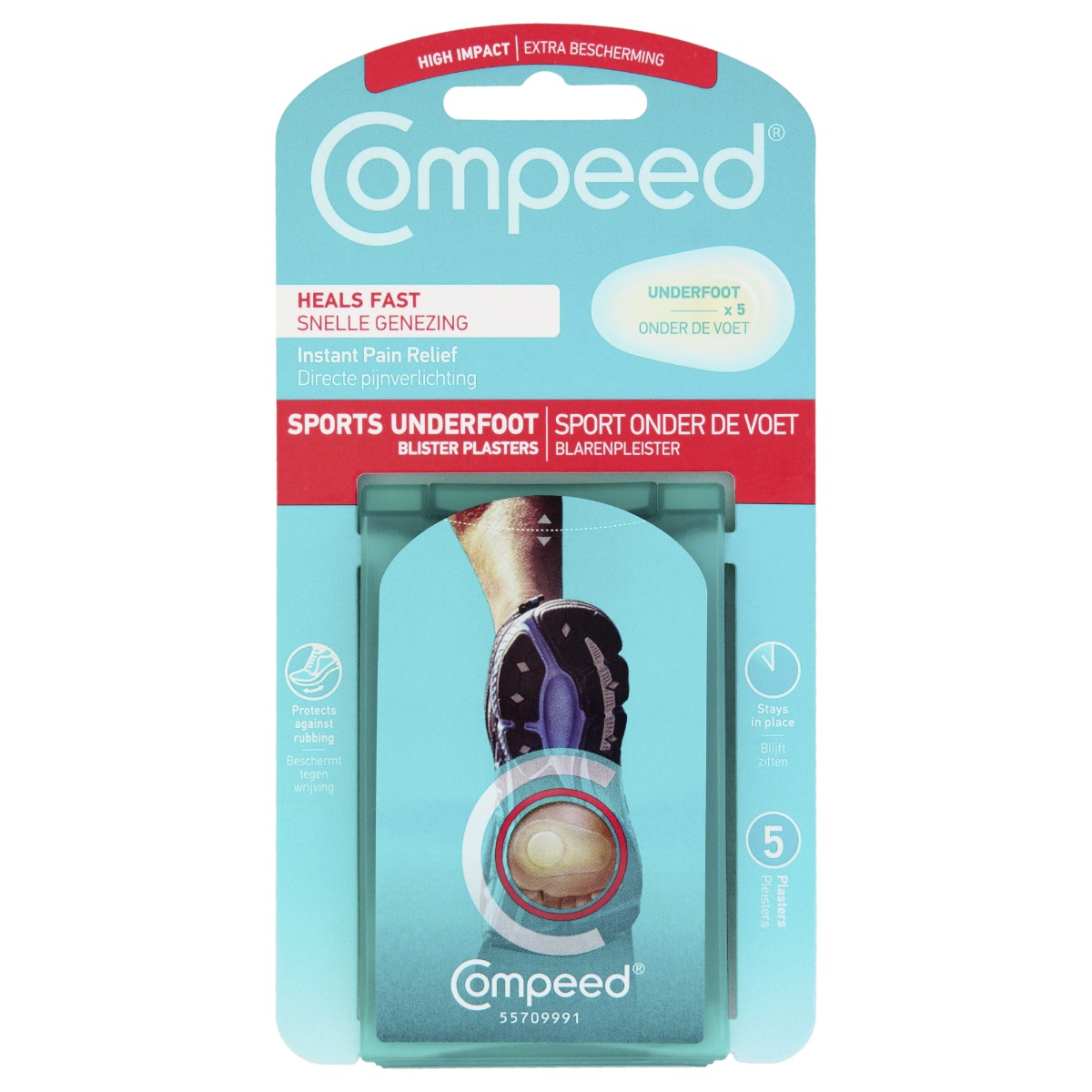 Compeed Náplast na puchýře chodidlo 5 ks Compeed