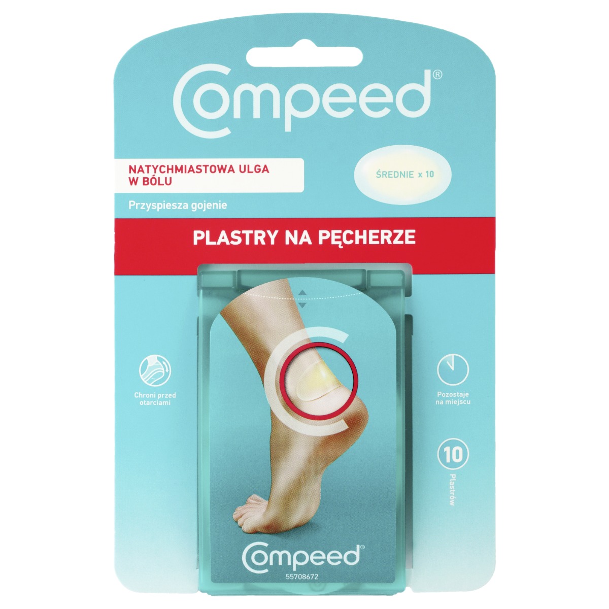 Compeed Náplast na puchýře střední 10 ks Compeed