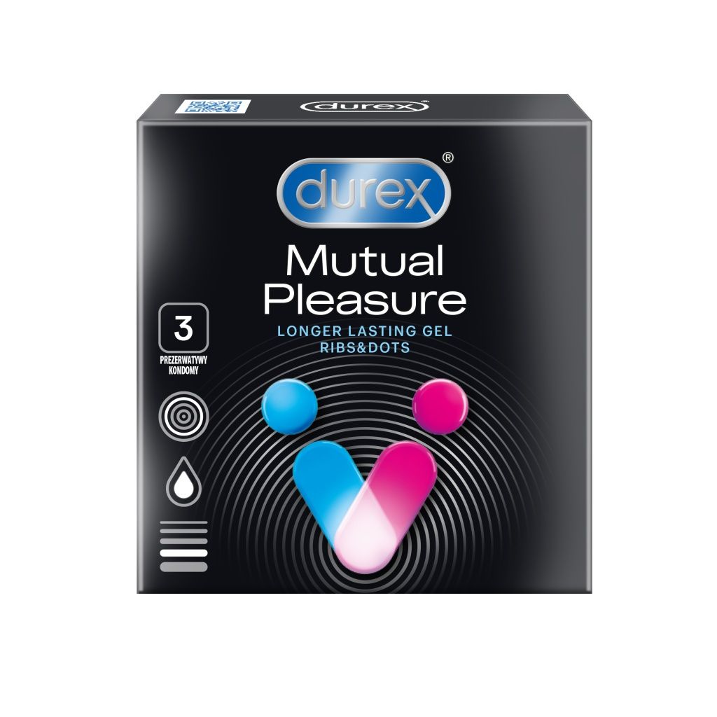 Durex Mutual Pleasure kondomy 3 ks Durex