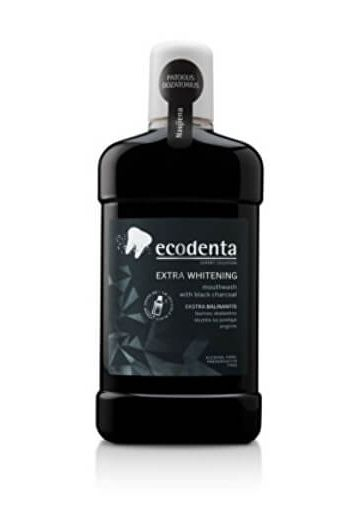 ECODENTA Ústní voda bělící s černým uhlím 500 ml ECODENTA