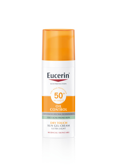 Eucerin SUN Oil Control SPF50+ ochranný krémový gel na obličej 50 ml Eucerin