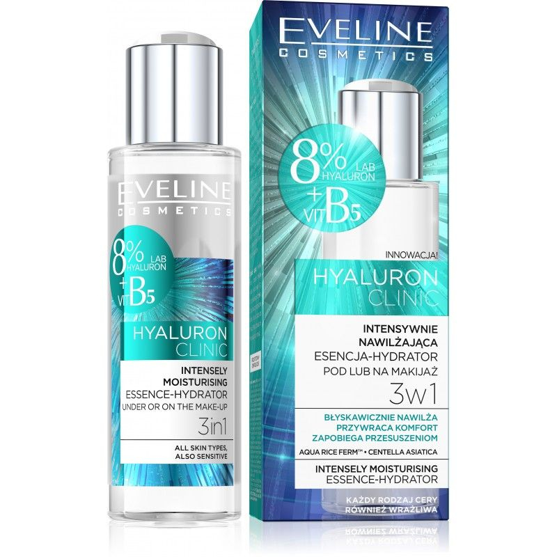 Eveline Hyaluron Clinic hydratační esence 3v1 110 ml Eveline