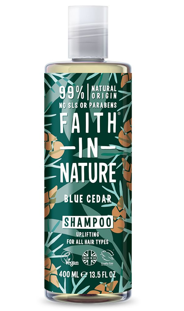 Faith in Nature Šampon Modrý cedr MAXI 400 ml Faith in Nature