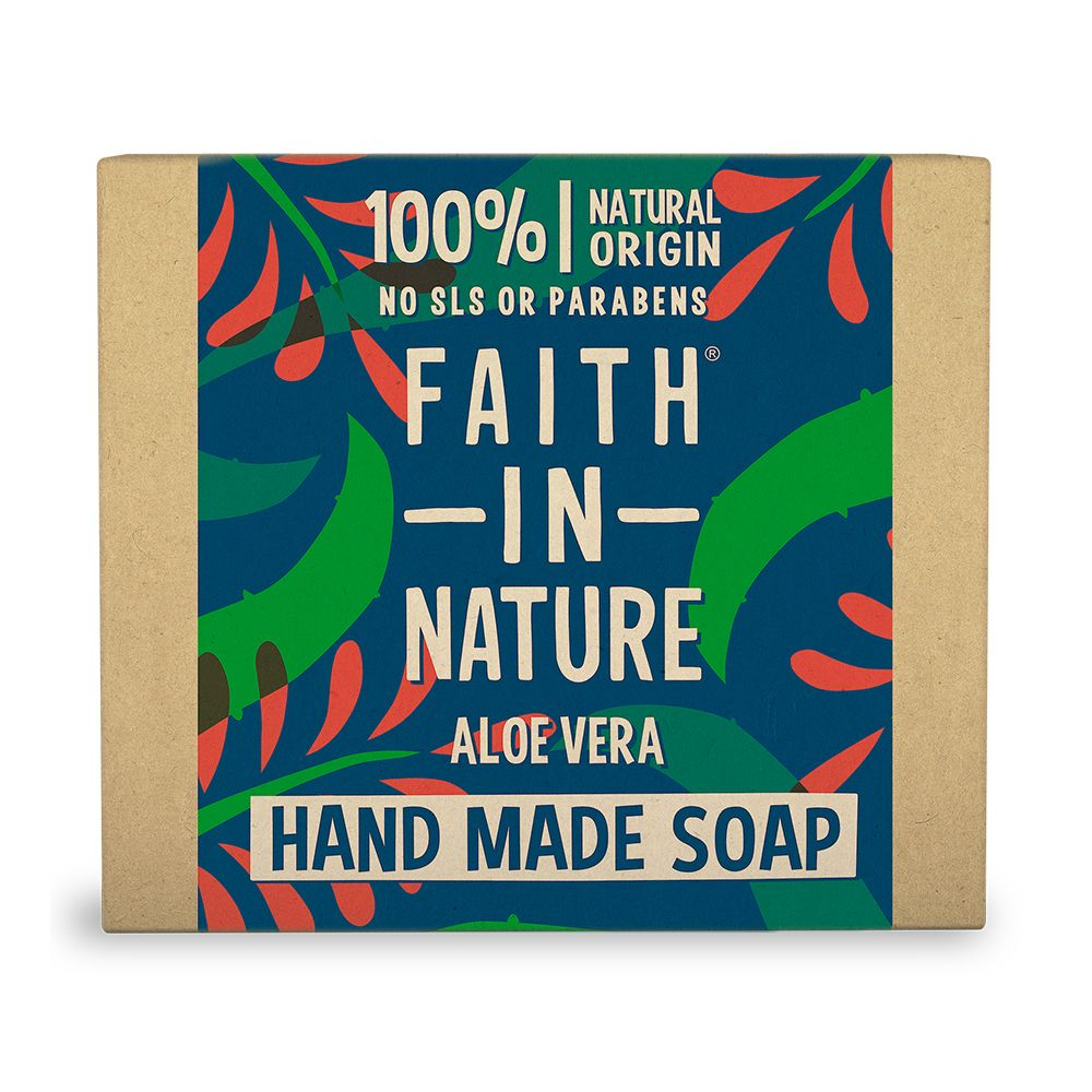 Faith in Nature Tuhé mýdlo Aloe Vera 100 g Faith in Nature