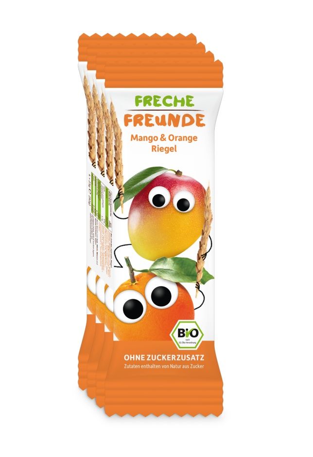 Freche Freunde BIO Ovocná tyčinka Mango a pomeranč 4x23 g Freche Freunde