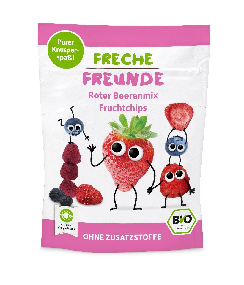 Freche Freunde BIO Ovocné chipsy Lesní plody mix 10 g Freche Freunde