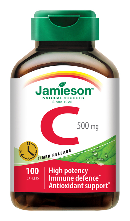 Jamieson Vitamín C s postupným uvolňováním 500 mg 100 tablet Jamieson