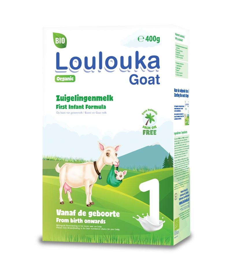 Loulouka BIO Počáteční kojenecká kozí výživa 1 400 g Loulouka