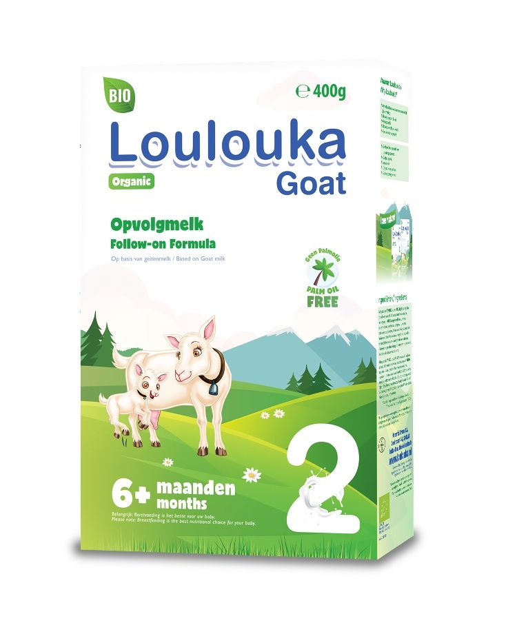 Loulouka BIO Pokračovací kojenecká kozí výživa 2 400 g Loulouka