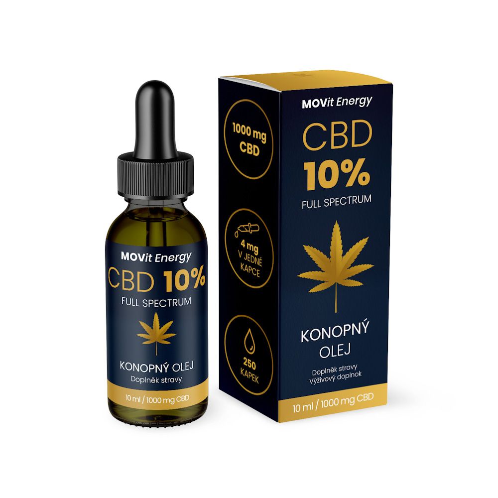 MOVit Energy CBD 10% Full Spectrum konopný olej 10 ml MOVit Energy