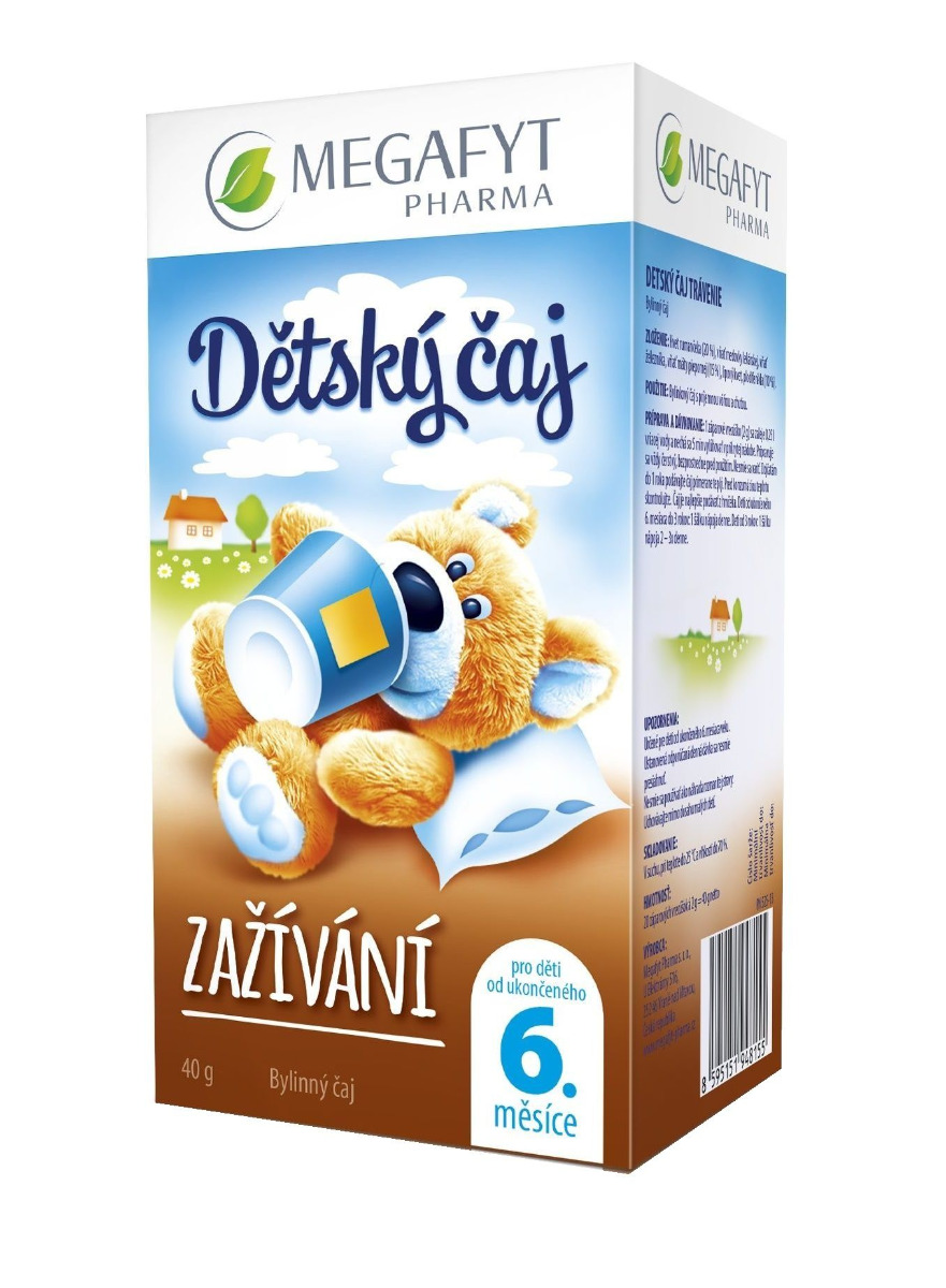 Megafyt Dětský čaj Zažívání 20x2 g Megafyt