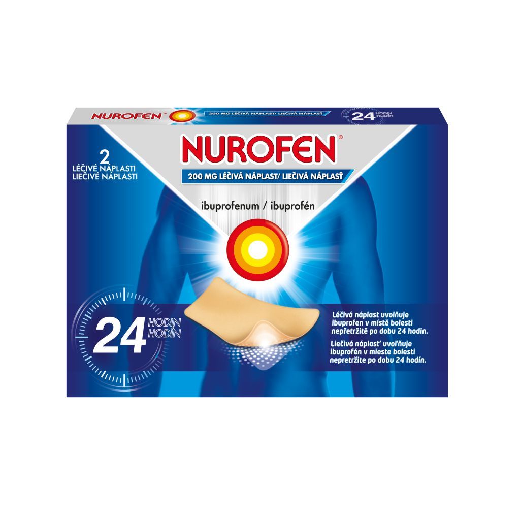 Nurofen 200 mg léčivá náplast 2 ks Nurofen