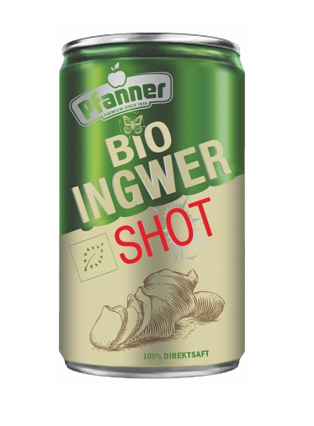 PFANNER Ginger shot BIO 150 ml PFANNER