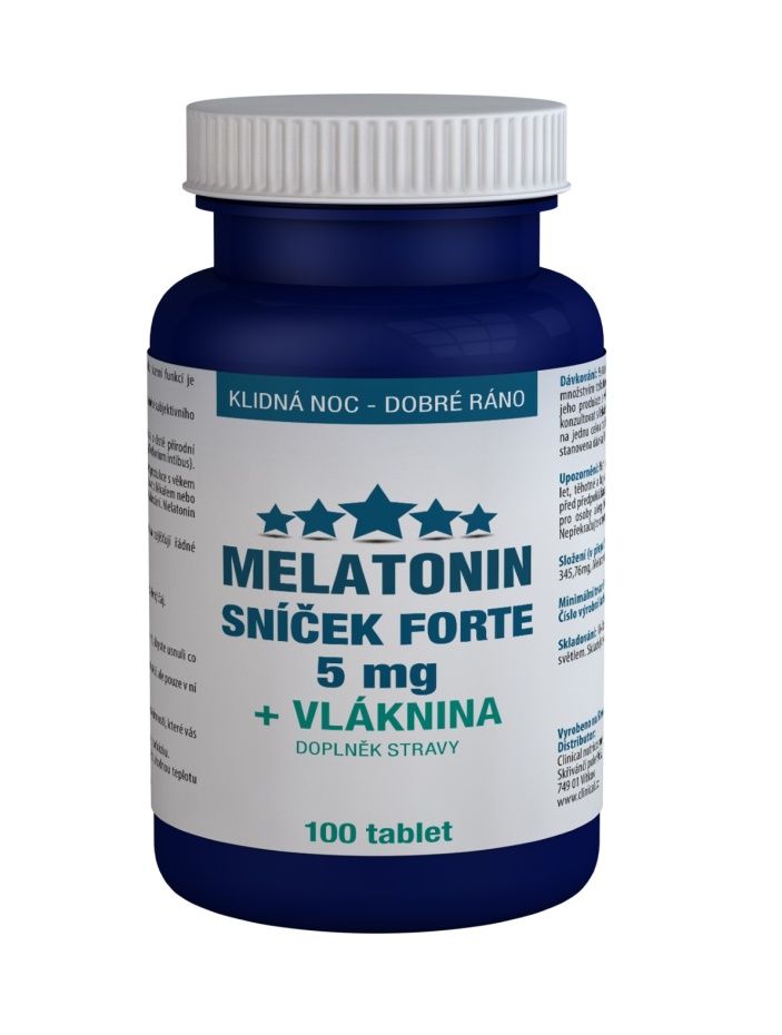 Pharma Activ Melatonin Sníček FORTE 5 mg + Vláknina 100 tablet Pharma Activ