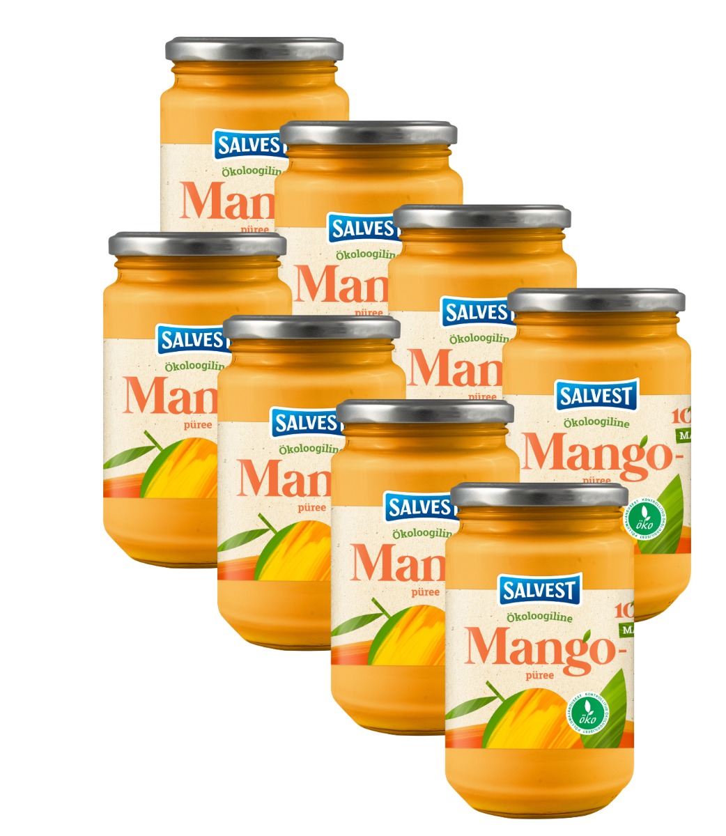 SALVEST Family BIO Mango 100% 8x450 g SALVEST