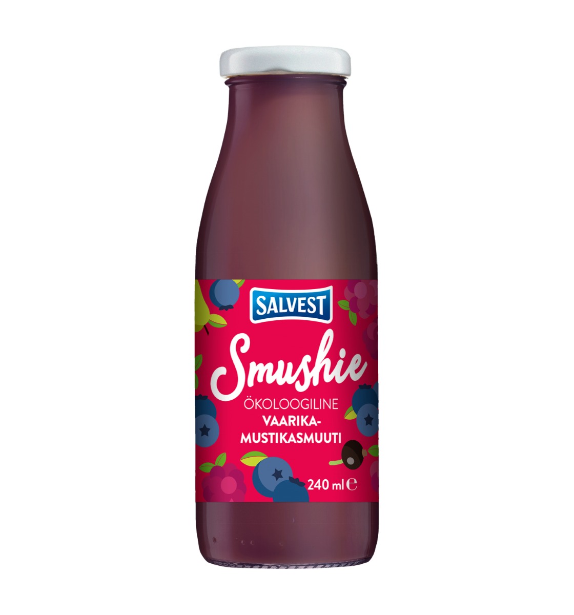 SALVEST Smushie BIO Ovocné smoothie s borůvkami