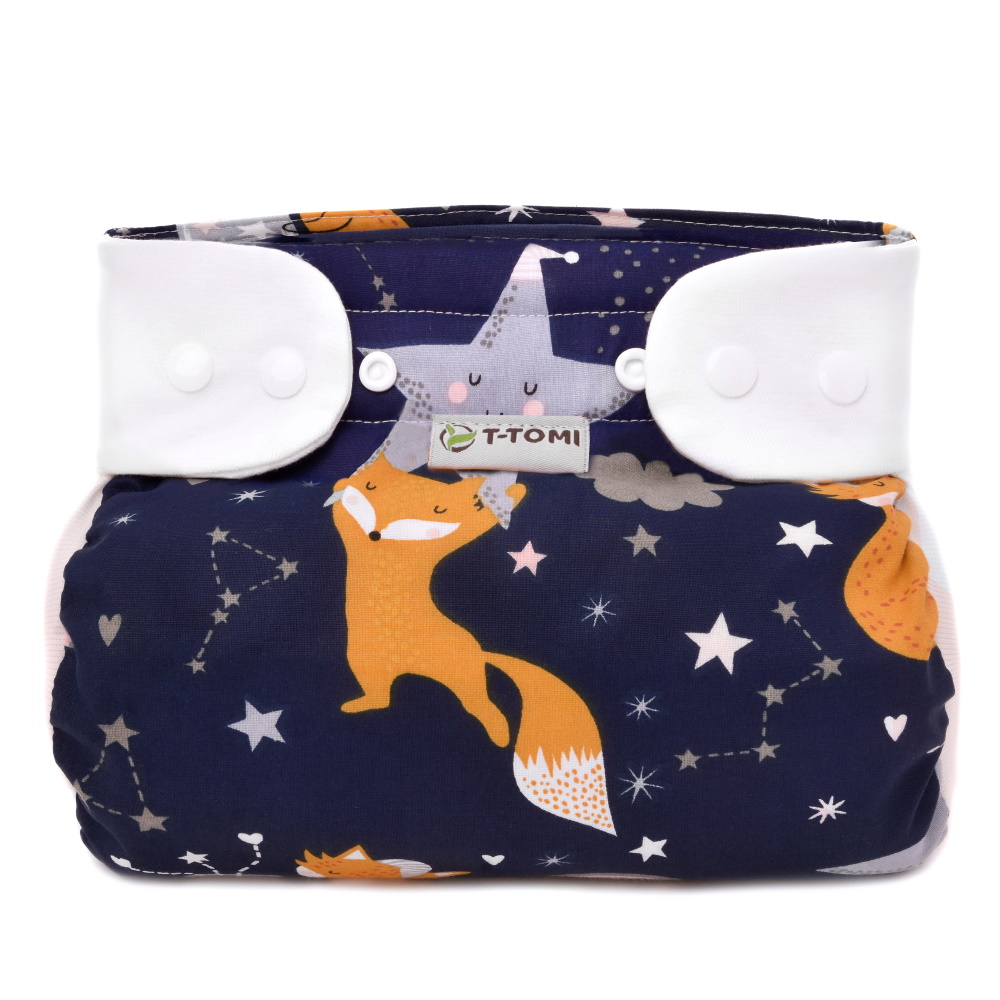 T-tomi Ortopedické abdukční kalhotky patentky 3-6 kg 1 ks night foxes T-tomi