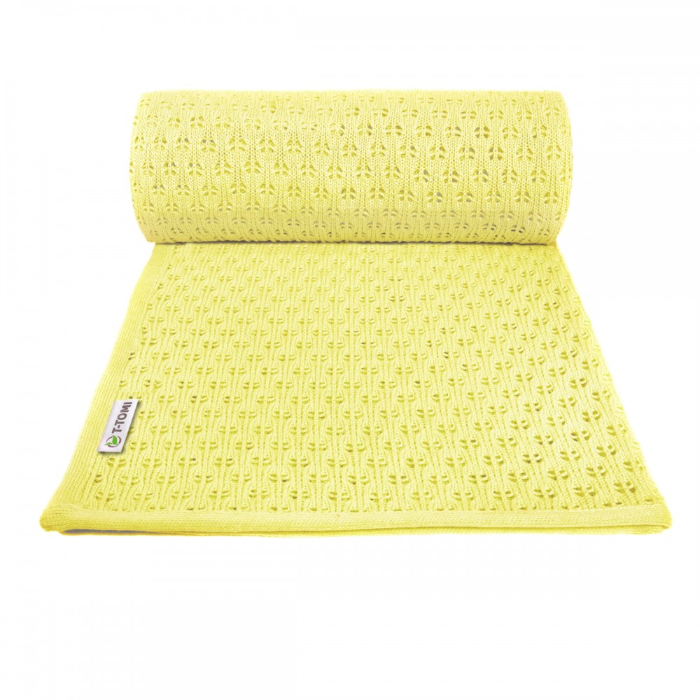T-tomi Pletená deka SUMMER 1 ks yellow T-tomi