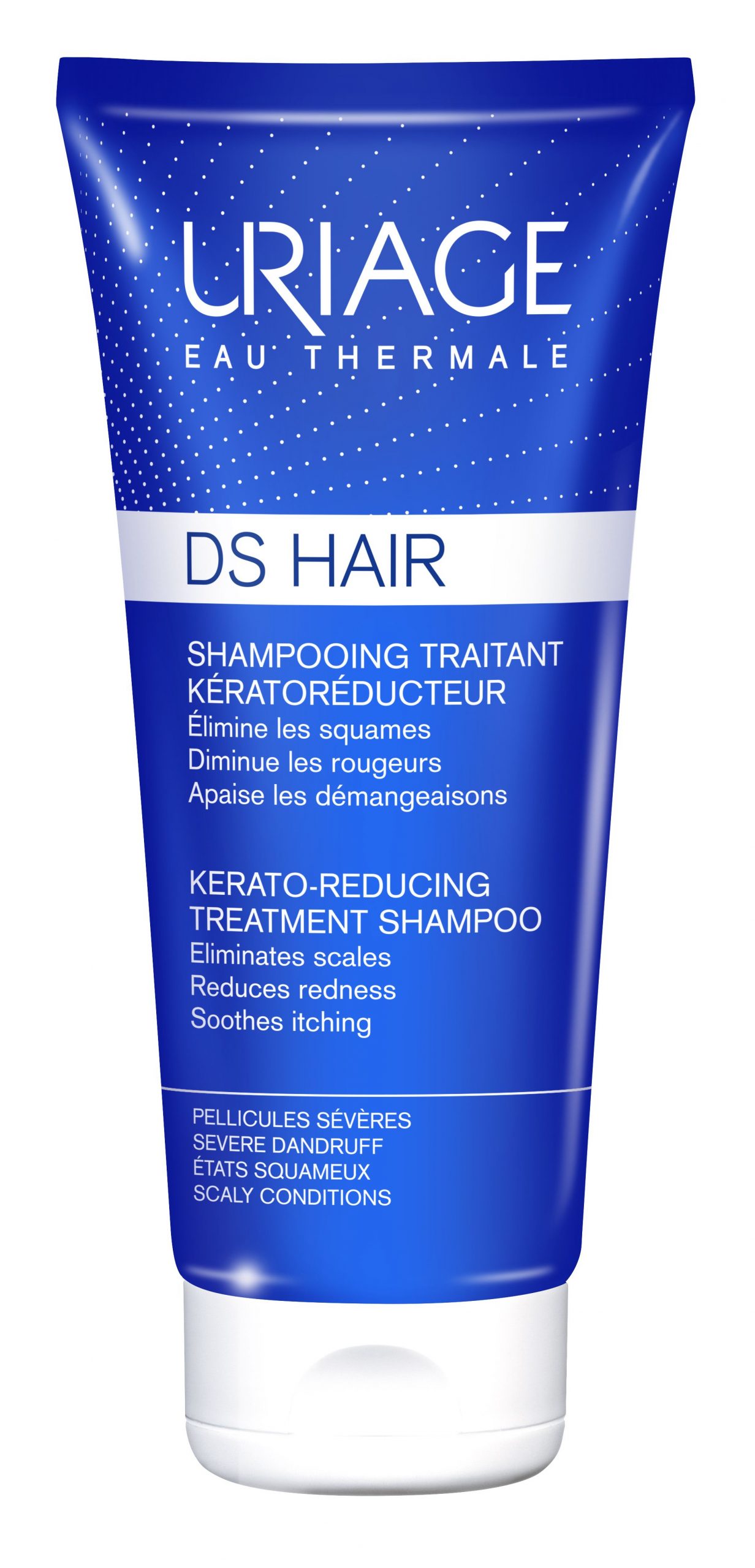 Uriage DS Hair Kerato-Reducing Shampoo šampon na podrážděnou pokožku 150 ml Uriage