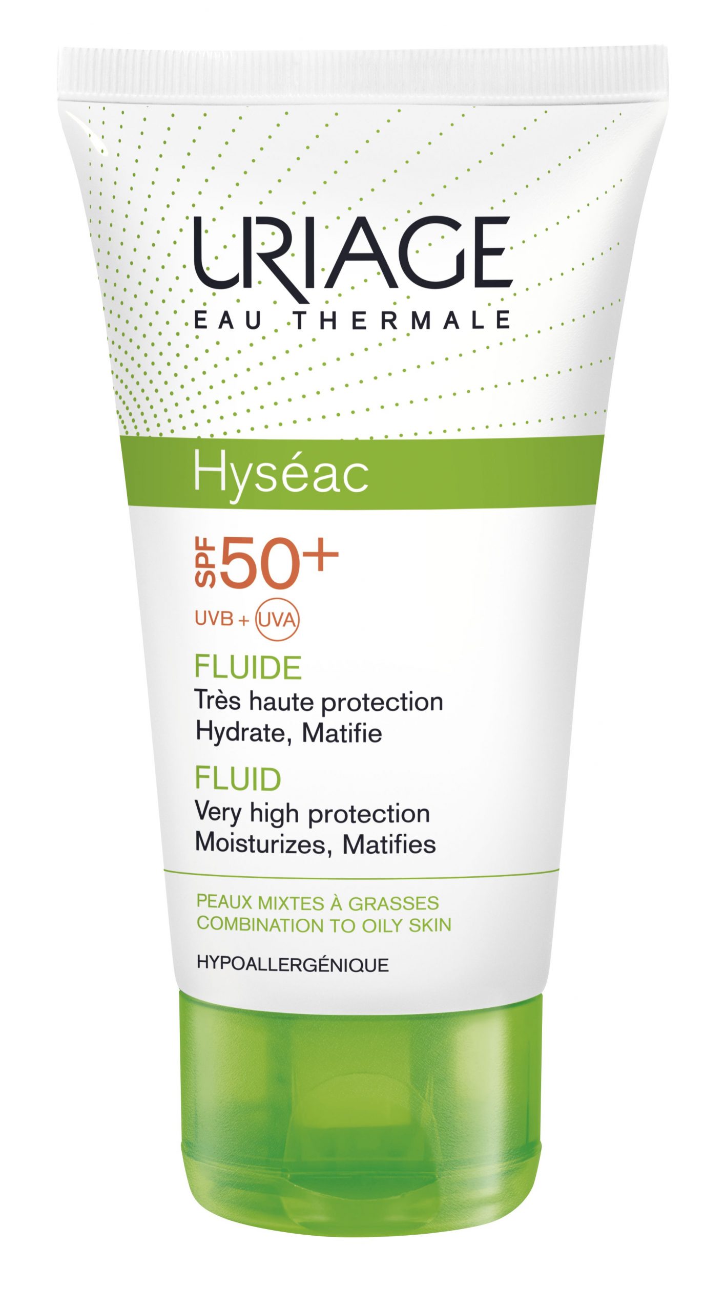 Uriage Hyséac Zmatňující fluid na smíšenou až mastnou pleť SPF 50+ 50 ml Uriage