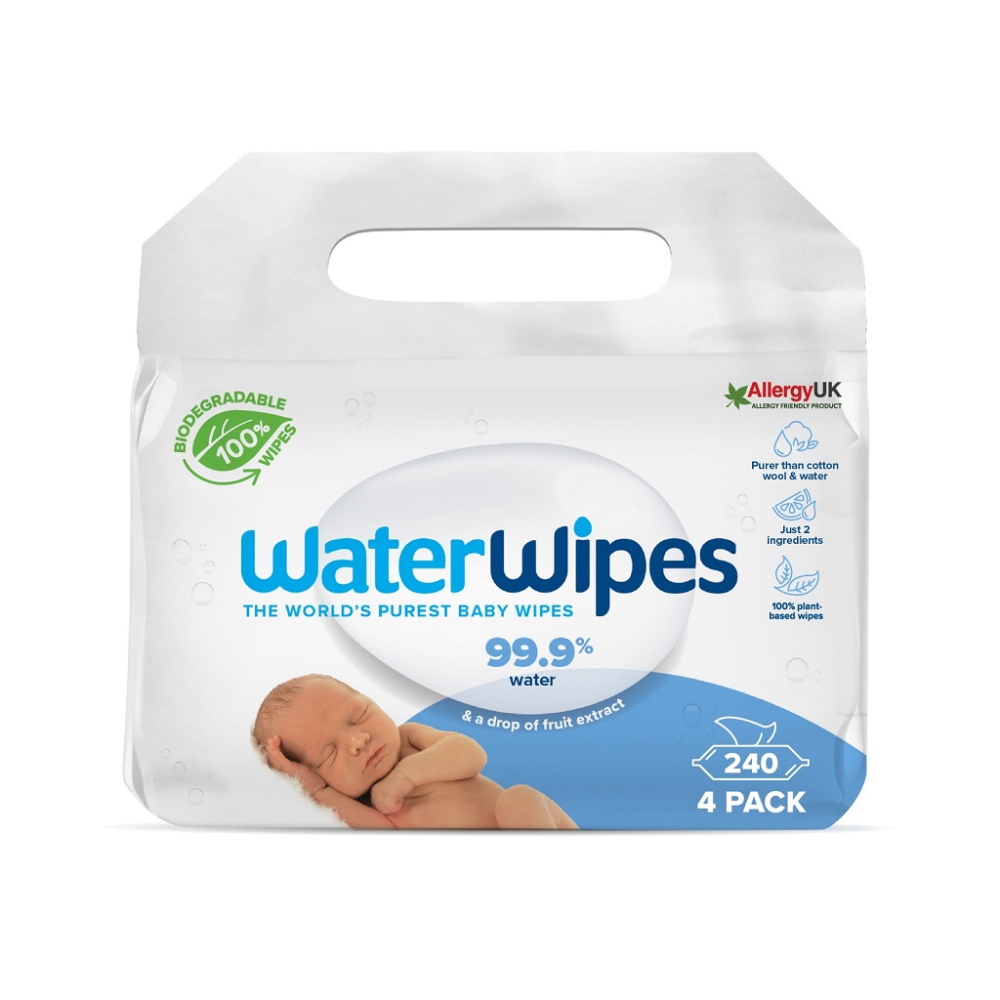 Water Wipes 100% BIO odbouratelné ubrousky 4x60 ks Water Wipes