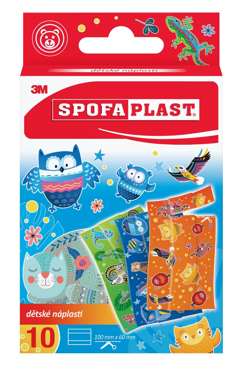 3M Spofaplast 117 Dětské náplasti 10 cm x 6 cm 10 ks 3M