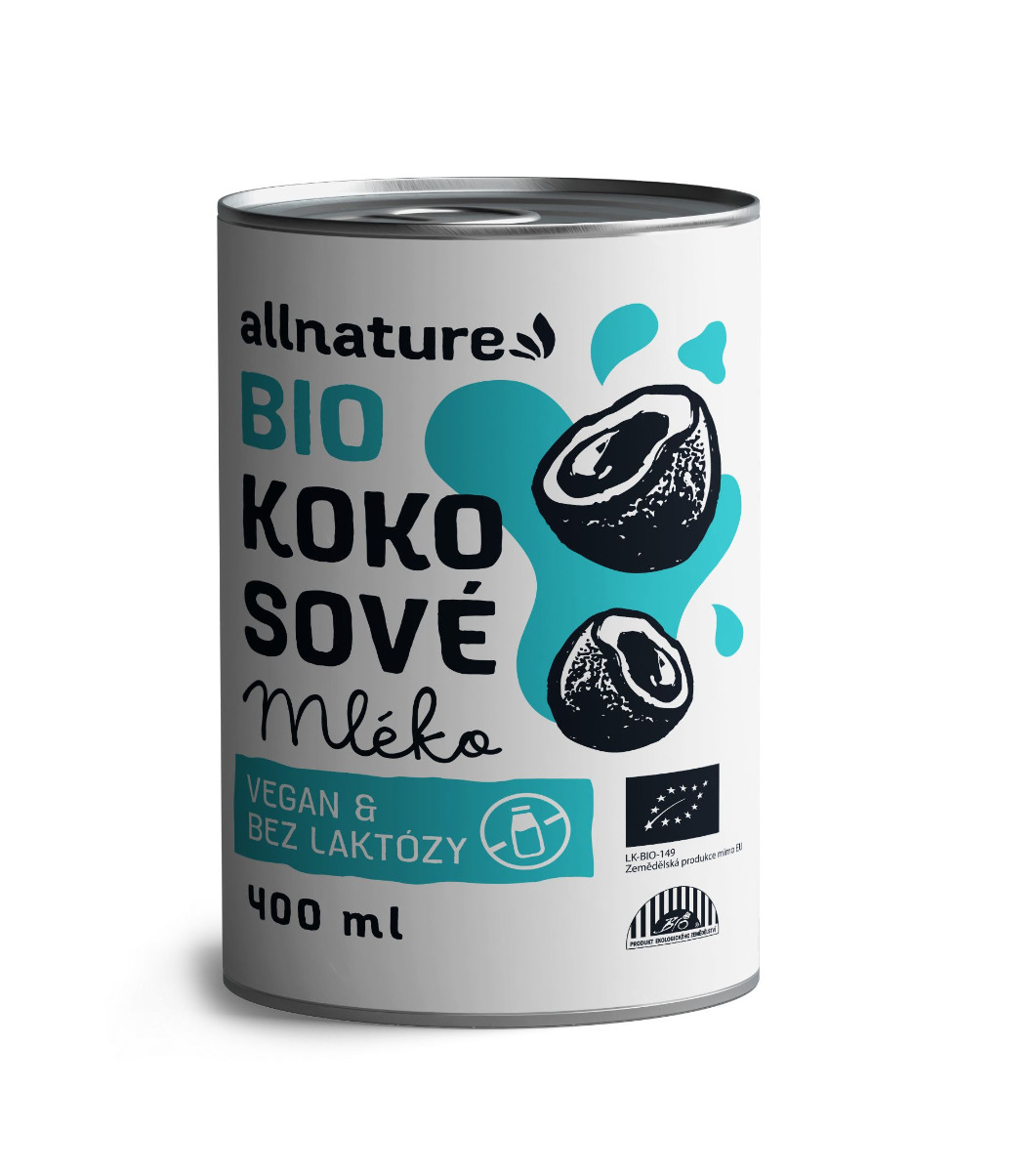 Allnature Kokosové mléko BIO 400 ml Allnature