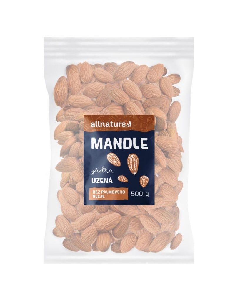 Allnature Mandle uzené 500 g Allnature