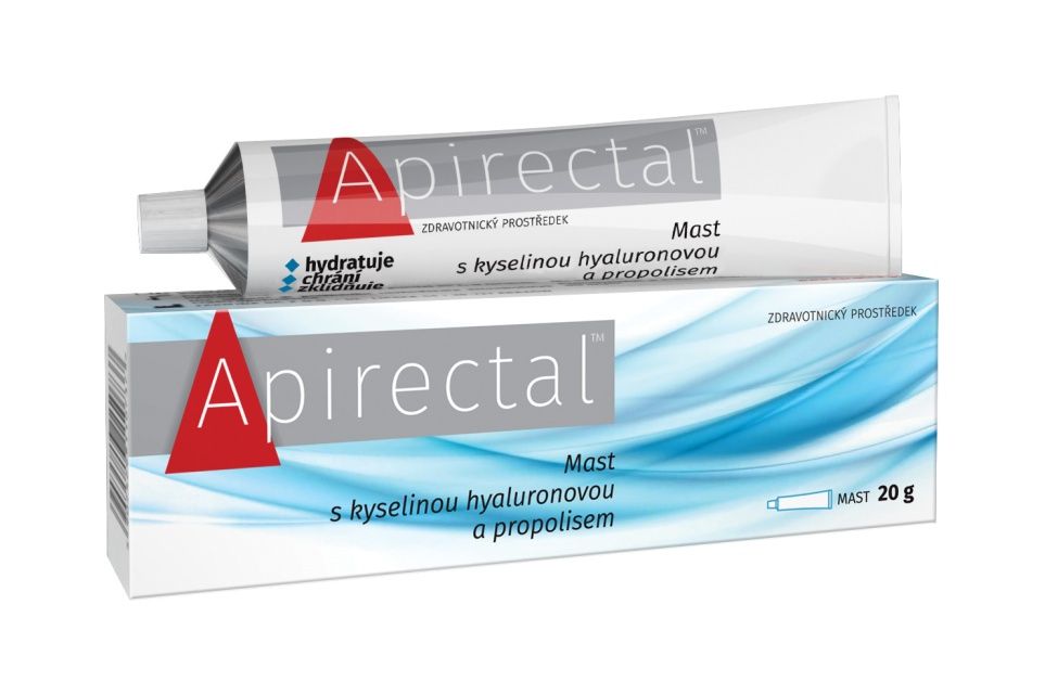 Apirectal Mast s kyselinou hyaluronovou a propolisem 20 g Apirectal