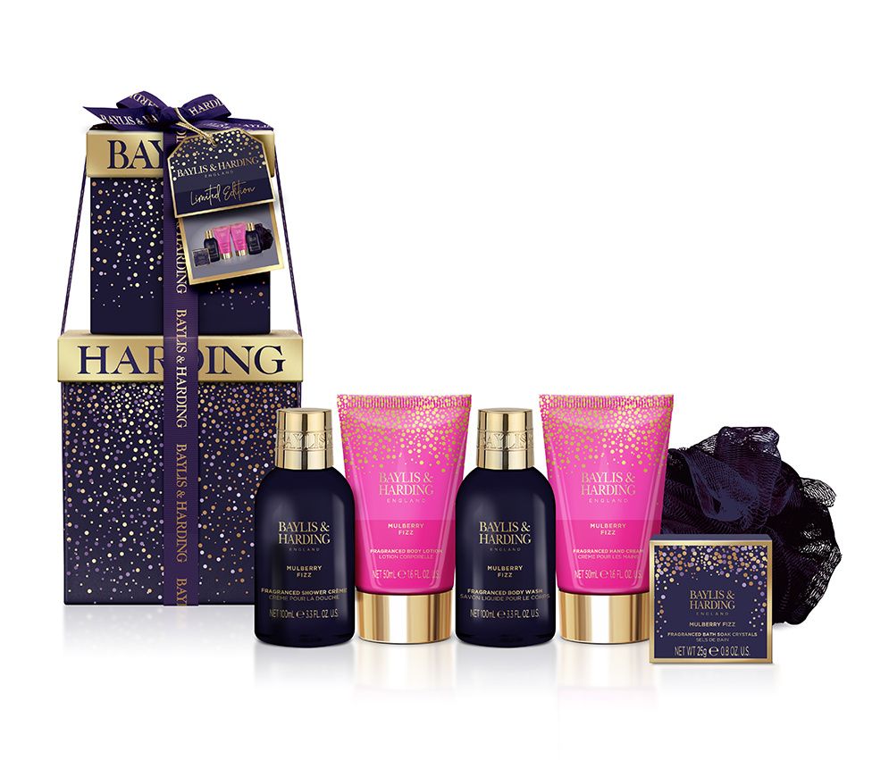 Baylis & Harding Sada péče o tělo Mulberry Fizz 6 ks Baylis & Harding