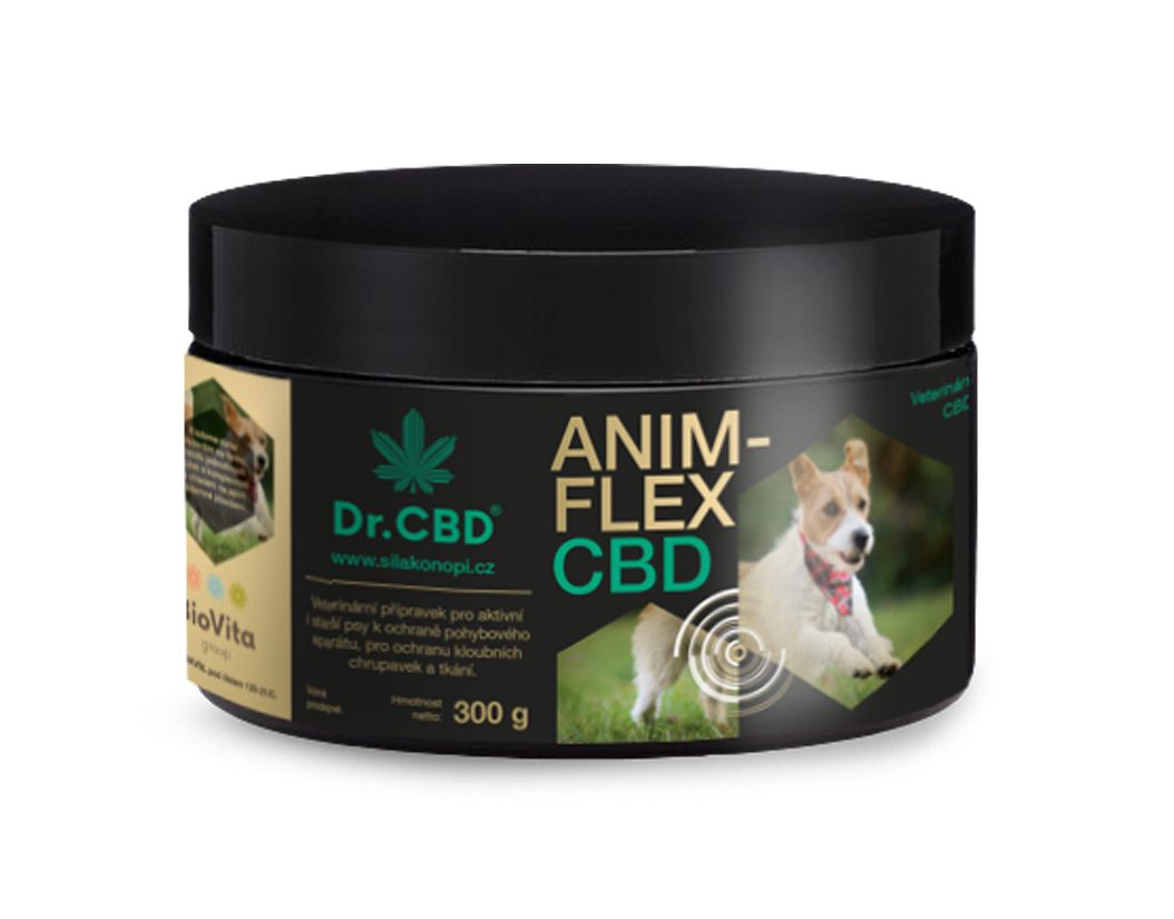 Dr.CBD Anim-flex CBD kloubní výživa 300 g Dr.CBD